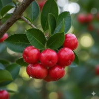 Vitamin C from Acerola Cherry (40mg, 61.5% RDA)